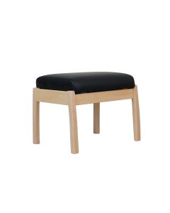 Applaus læder fodskammel fra Fastrup.