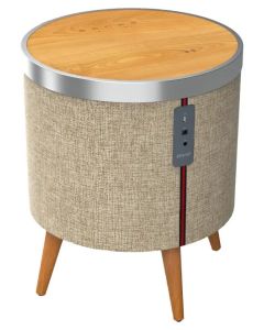 Sofabord med indbygget højtaler og Bluetooth fra Sinox.