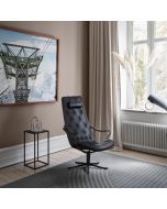 Moderne læder lænestol Bravo fra Conform