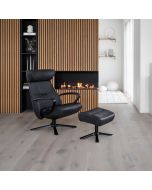 Conform Style lænestol i sort læder.
