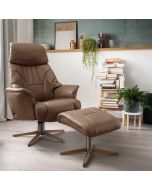 Klassisk lænestol Gloria inkl. skammel til afslapning.