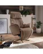 Komfort lænestol med indbygget fodhviler, Gloria Lux.