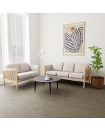 Julie 3 og 2 personers sofasæt med Rate stof i beige.